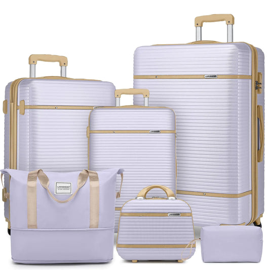 LARVENDER Luggage Sets 6 Piece ''