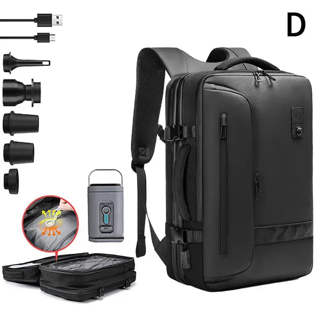 Multi-Functional Backpack with Vacuum Storage.