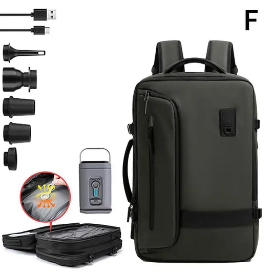 Multi-Functional Backpack with Vacuum Storage.