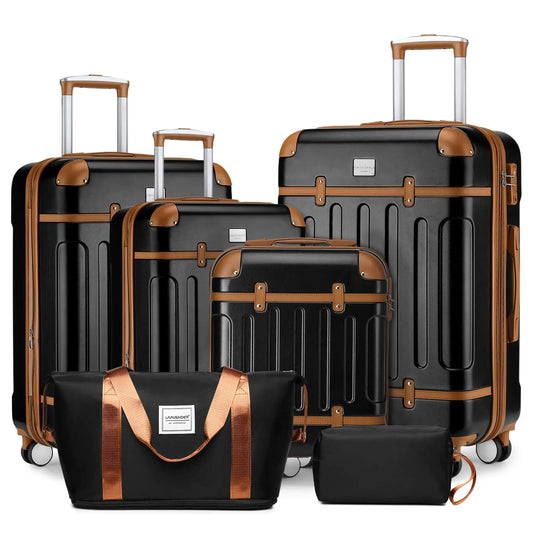LARVENDER Luggage Sets 6 Piece ''