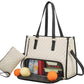 Fashionable Lunch Tote Bag Women's Thermal Insulation Lunch Box Leak-proof Crossbody Computer Storage Bag Quilted Large Capacity Handbag With Purse