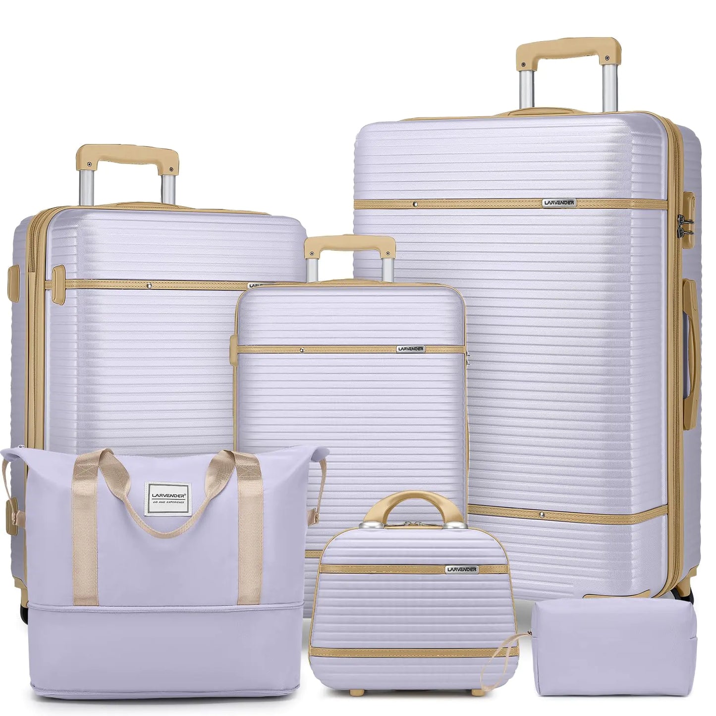 LARVENDER Luggage Sets 6 Piece ''