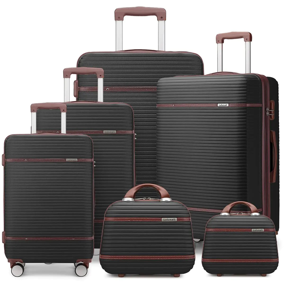Lulusail Luggage Sets 6 Piece ''