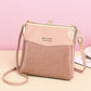 Lock Shoulder Bags Women Alligator Pattern Crossbody Phone Bag