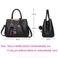 Handbags Fashionable Women's Handbags For Ladies Flower Pattern Crossbody Bags Splicing Color Shoulder Bags