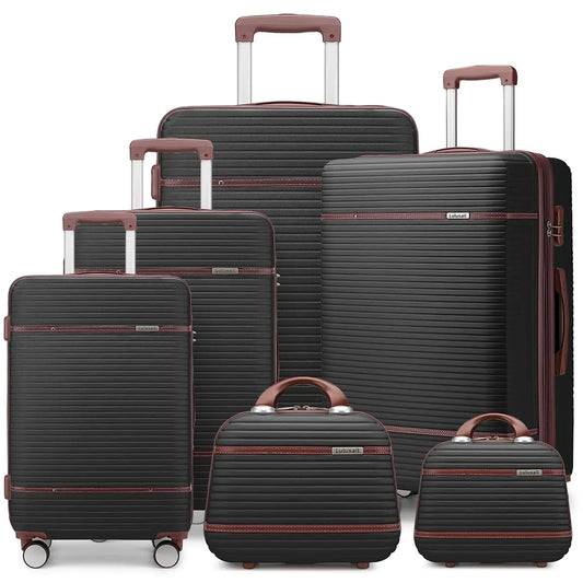 Lulusail Luggage Sets 6 Piece ''