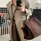 Top Layer Cowhide Handbag